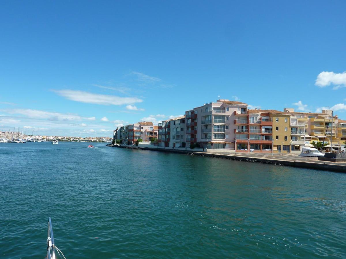 Studio Face A La Mer 4 Couchages - Gratuits Piscine Tennis Et Un Parking Prive Rare Et Tres Utile - Vue Magnifique Sur La Mer - Agreable En Toutes Saisons Ile Des Pecheurs - La Brigantine - Emplacement Et Vue Rares Au Cap D'Agde Exterior photo